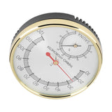 Metal Dial Indoor Thermometer Hygrometer Hygro thermometer Sauna Room Accessory