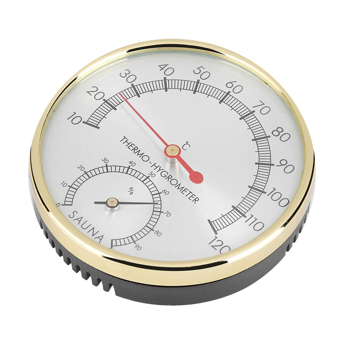 Metal Dial Indoor Thermometer Hygrometer Hygro thermometer Sauna Room Accessory