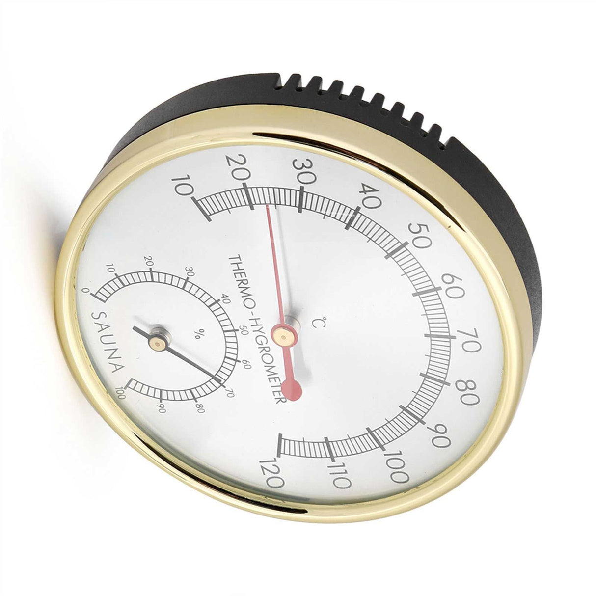 Metal Dial Indoor Thermometer Hygrometer Hygro thermometer Sauna Room Accessory
