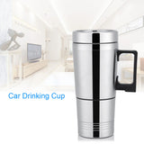 12V/24V 300ml Car Electric Coffee Tea Water Mug Vehicle Heating Drinking Cup Bottle 24V