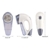Portable Battery Powered Fabric Clothes Sweater Lint Remover Fuzz Shaver Removing Machine - Close-Up Angle