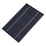 4.2W 12V Mini Portable Polysilicon Solar Panel DIY Power Module Battery Charger - Front View