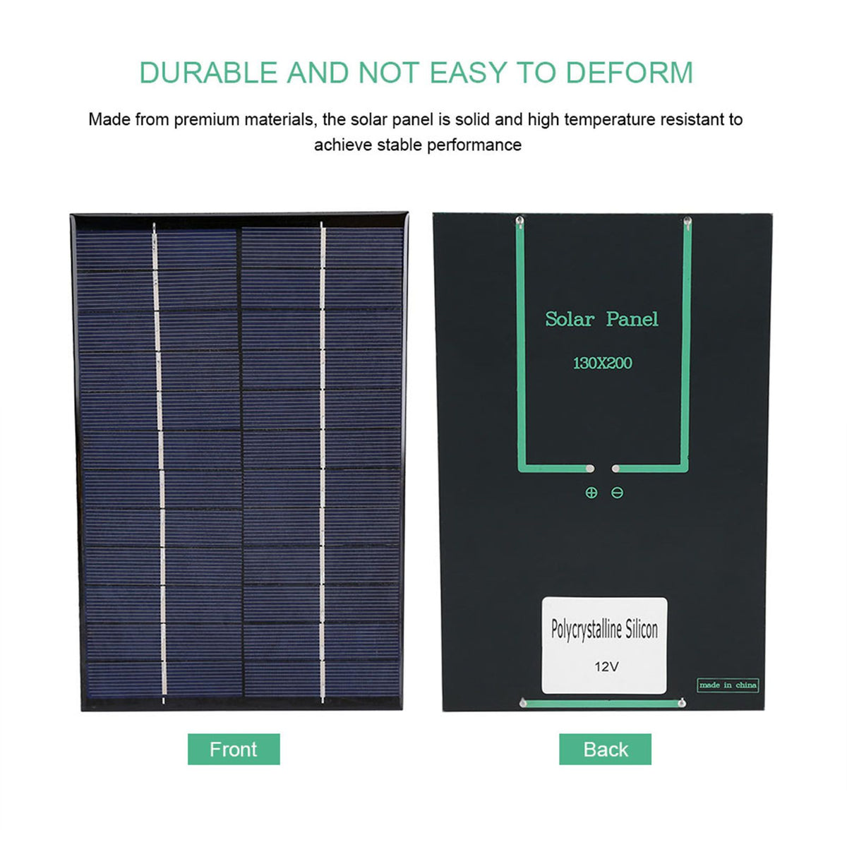 4.2W 12V Mini Portable Polysilicon Solar Panel DIY Power Module Battery Charger