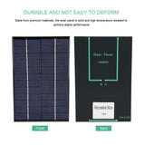 4.2W 12V Mini Portable Polysilicon Solar Panel DIY Power Module Battery Charger - Low Angle