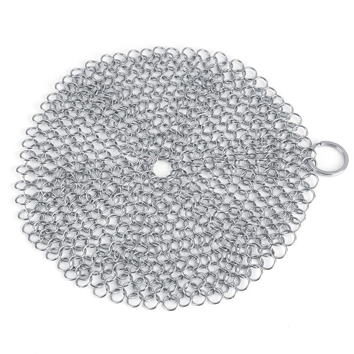 Stainless Steel Chainmail Scrubber Rust Proof Scraper Cleaner for Cast Iron Pan Pot Cookware