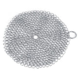 Stainless Steel Chainmail Scrubber Rust Proof Scraper Cleaner for Cast Iron Pan Pot Cookware