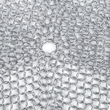 Stainless Steel Chainmail Scrubber Rust Proof Scraper Cleaner for Cast Iron Pan Pot Cookware