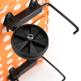 Oxford Cloth Material Foldable Dual Purpose Wheel Rolling Shopping Bag