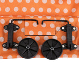 Oxford Cloth Material Foldable Dual Purpose Wheel Rolling Shopping Bag