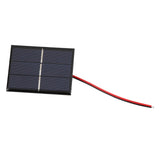 2pcs 0.65W 1.5V Mini Portable Solar Panel DIY Power Module Battery Charger