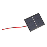 2pcs 0.65W 1.5V Mini Portable Solar Panel DIY Power Module Battery Charger - Close-Up Angle