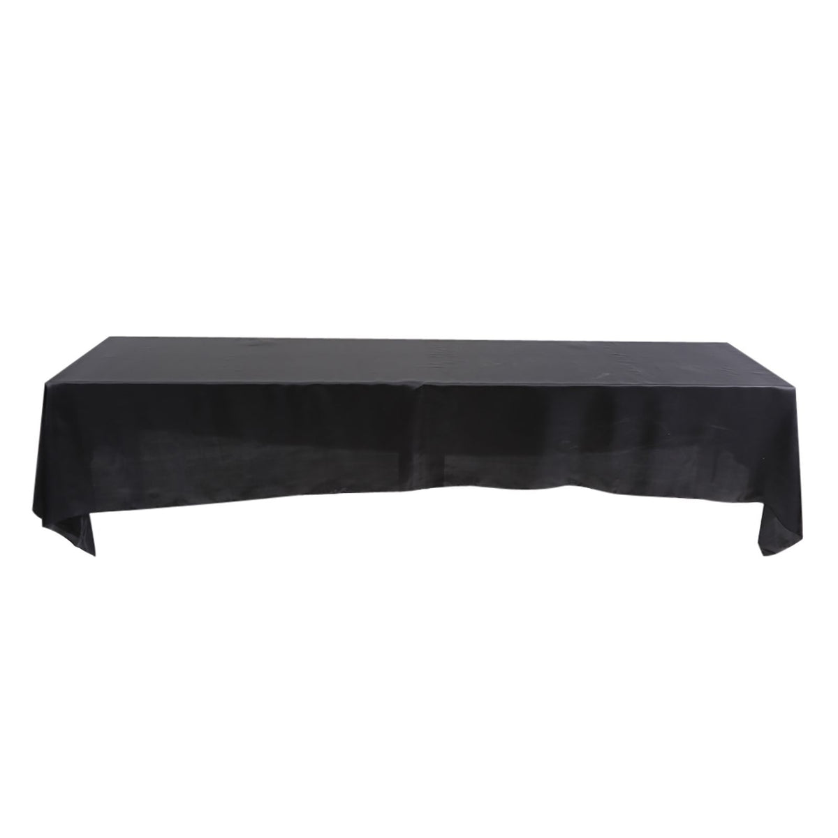 145x320cm Rectangle Tablecloth Table Cover Stain resistant Banquet Wedding Party Decor Black