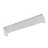 145x320cm Rectangle Tablecloth Table Cover Stain resistant Banquet Wedding Party Decor White - 45-Degree Angle