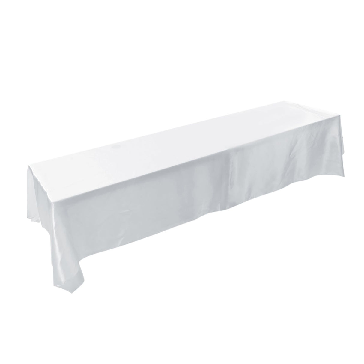 145x320cm Rectangle Tablecloth Table Cover Stain resistant Banquet Wedding Party Decor White