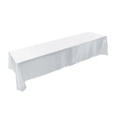 145x320cm Rectangle Tablecloth Table Cover Stain resistant Banquet Wedding Party Decor White