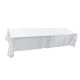 145x320cm Rectangle Tablecloth Table Cover Stain resistant Banquet Wedding Party Decor White