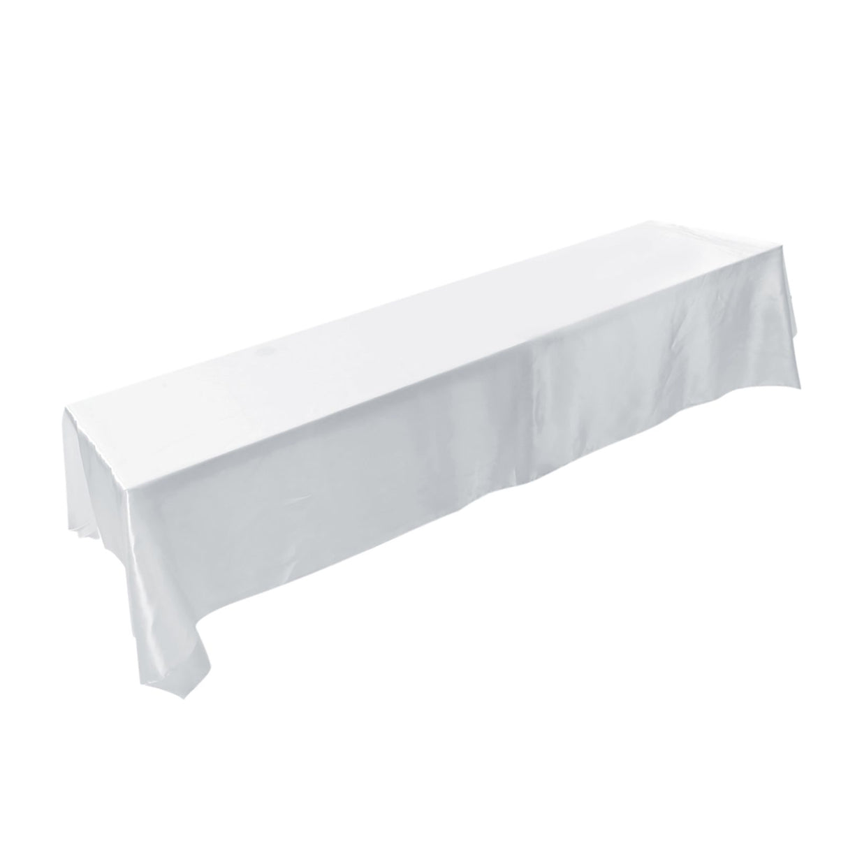145x320cm Rectangle Tablecloth Table Cover Stain resistant Banquet Wedding Party Decor White
