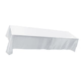 145x320cm Rectangle Tablecloth Table Cover Stain resistant Banquet Wedding Party Decor White