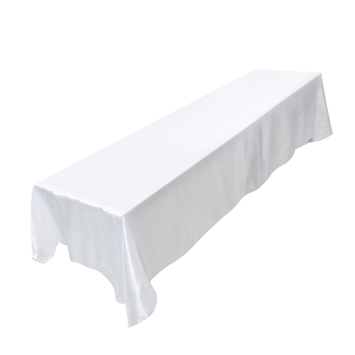 145x320cm Rectangle Tablecloth Table Cover Stain resistant Banquet Wedding Party Decor White