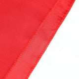 145x320cm Rectangle Tablecloth Table Cover Stain resistant Banquet Wedding Party Decor Red - Side View
