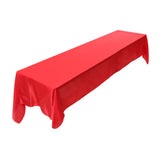 145x320cm Rectangle Tablecloth Table Cover Stain resistant Banquet Wedding Party Decor Red