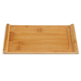Bamboo Tea Tray Cup Plate Food Dessert Serving Tray Kung Fu Tea Accessory
