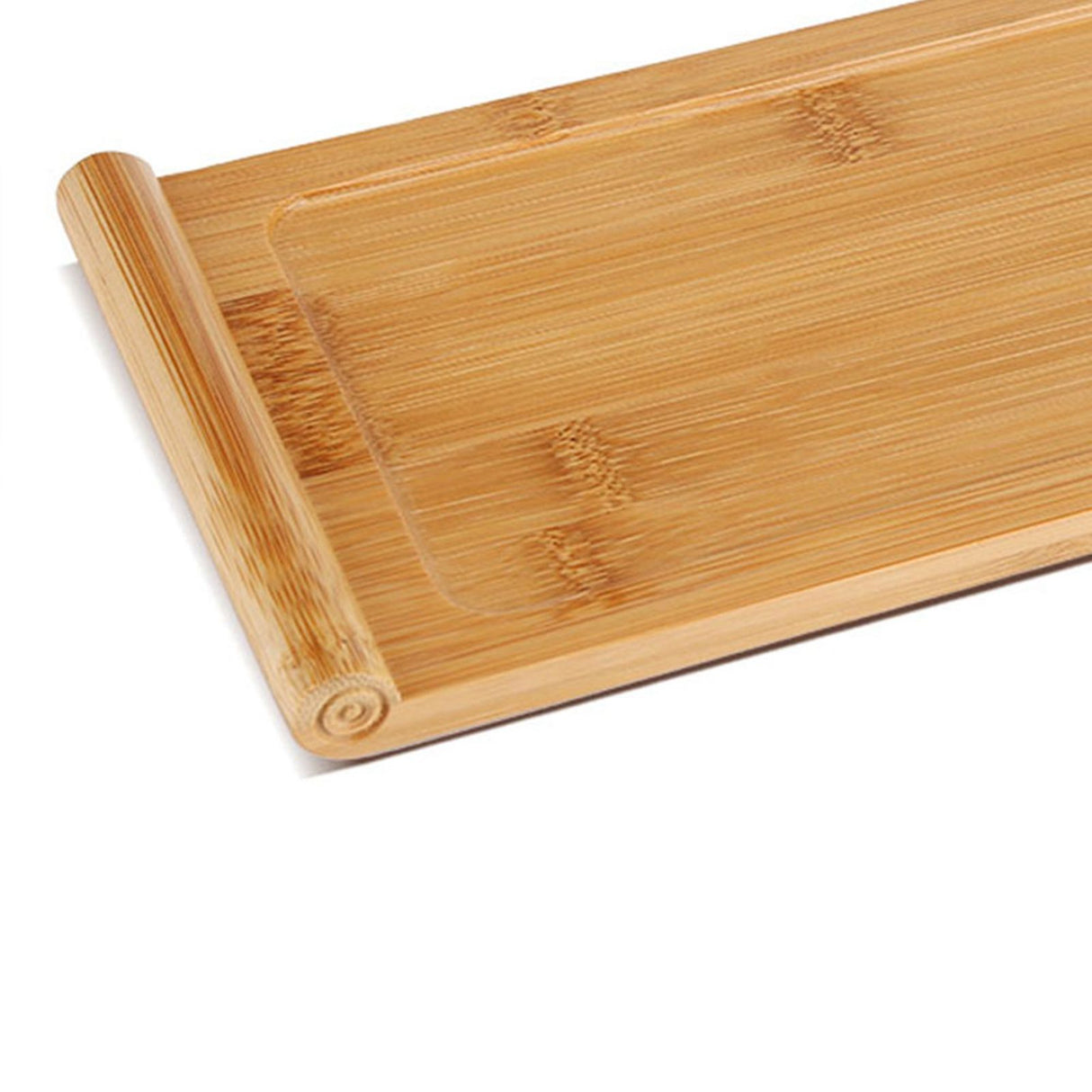 Bamboo Tea Tray Cup Plate Food Dessert Serving Tray Kung Fu Tea Accessory