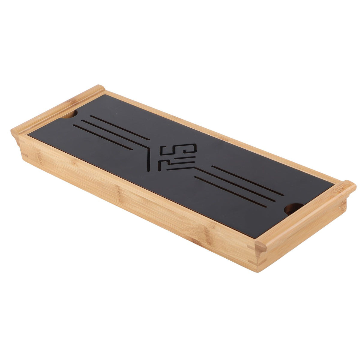 Bamboo Tea Tray Cup Plate Traditional Chinese Style Serving Tray Kung Fu Tea Accessory