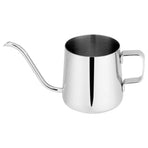 Stainless Steel Drip Coffee Pot Long Gooseneck Spout Kettle Cup Tea Tool (Silver 250mL)
