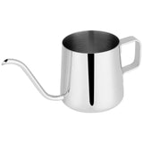 Stainless Steel Drip Coffee Pot Long Gooseneck Spout Kettle Cup Tea Tool (Silver 250mL) - Side View