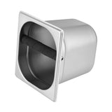 Stainless Steel Espresso Knock Box Container with Rubber Bar for Coffee Machine L
