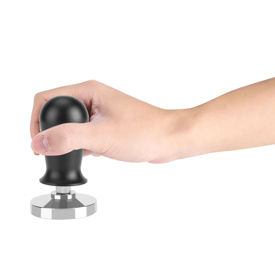 58mm/51mm Stainless Steel Coffee Tamper Flat Base Espresso Beans Press Tool 58mm