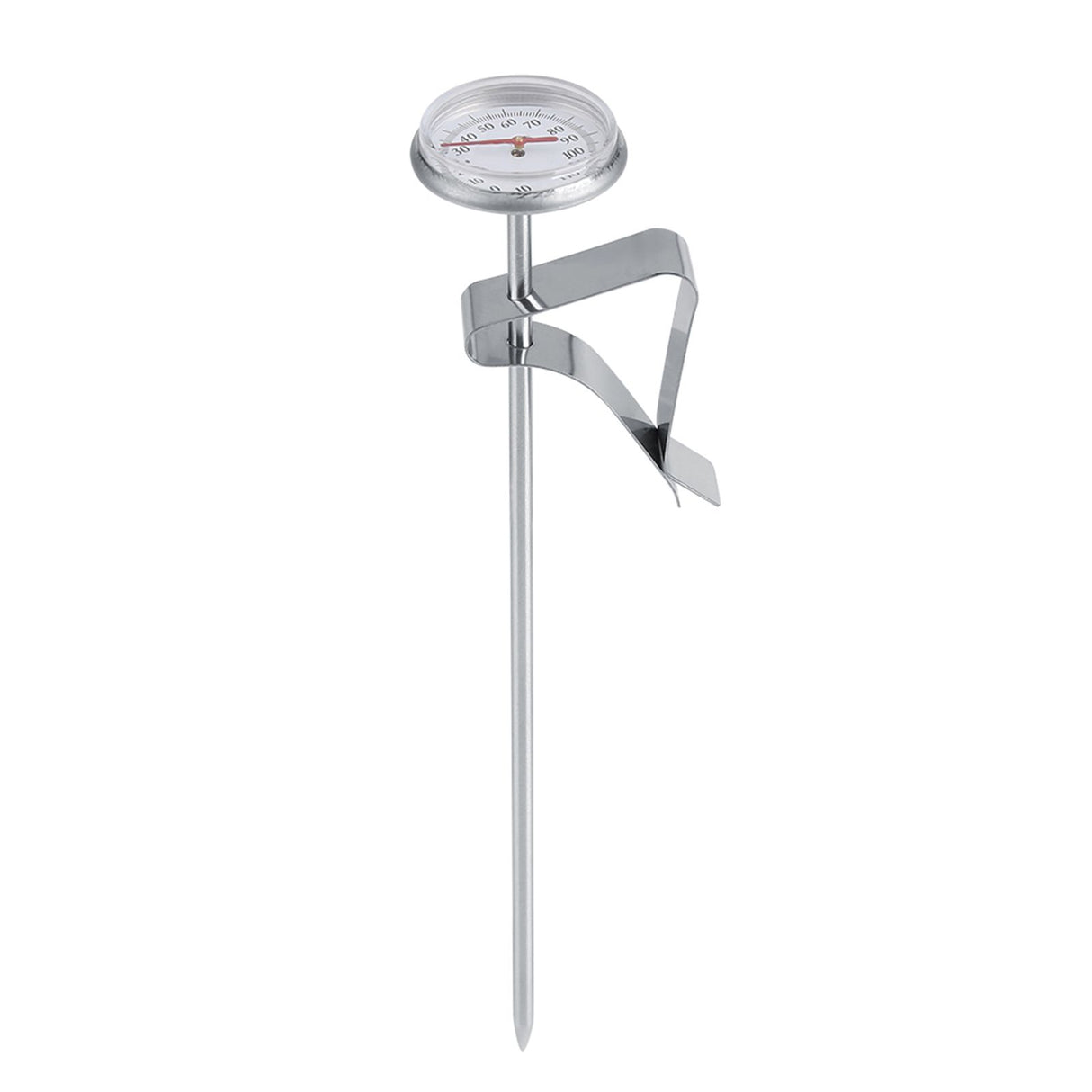 Stainless Steel Milk Thermometer -10~110℃ Easy to Clean Coffee Frothing Accessories