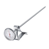 Stainless Steel Milk Thermometer -10~110℃ Easy to Clean Coffee Frothing Accessories - Low Angle