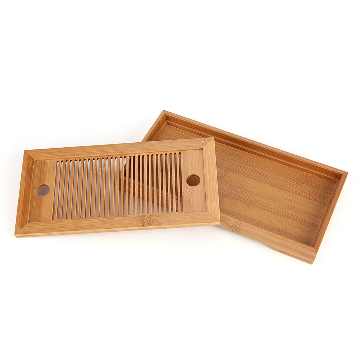Bamboo Tea Tray Chinese Gongfu Tea Mini Serving Table for Teahouse Home Office