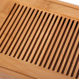 Bamboo Tea Tray Chinese Gongfu Tea Mini Serving Table for Teahouse Home Office