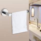 304 Stainless Steel Bathroom Paper Roll Holder Wall Mounted Rack Toilet Accessory Attachment - Rear View