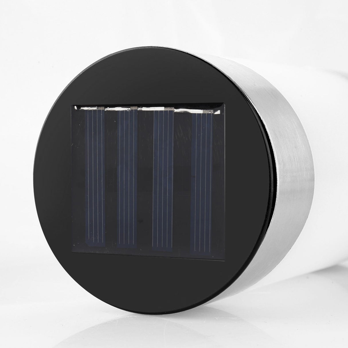 2Pcs Stainless Steel LED Solar Power Wall Mount Light Outdoor Garden Yard Sensor Lamp