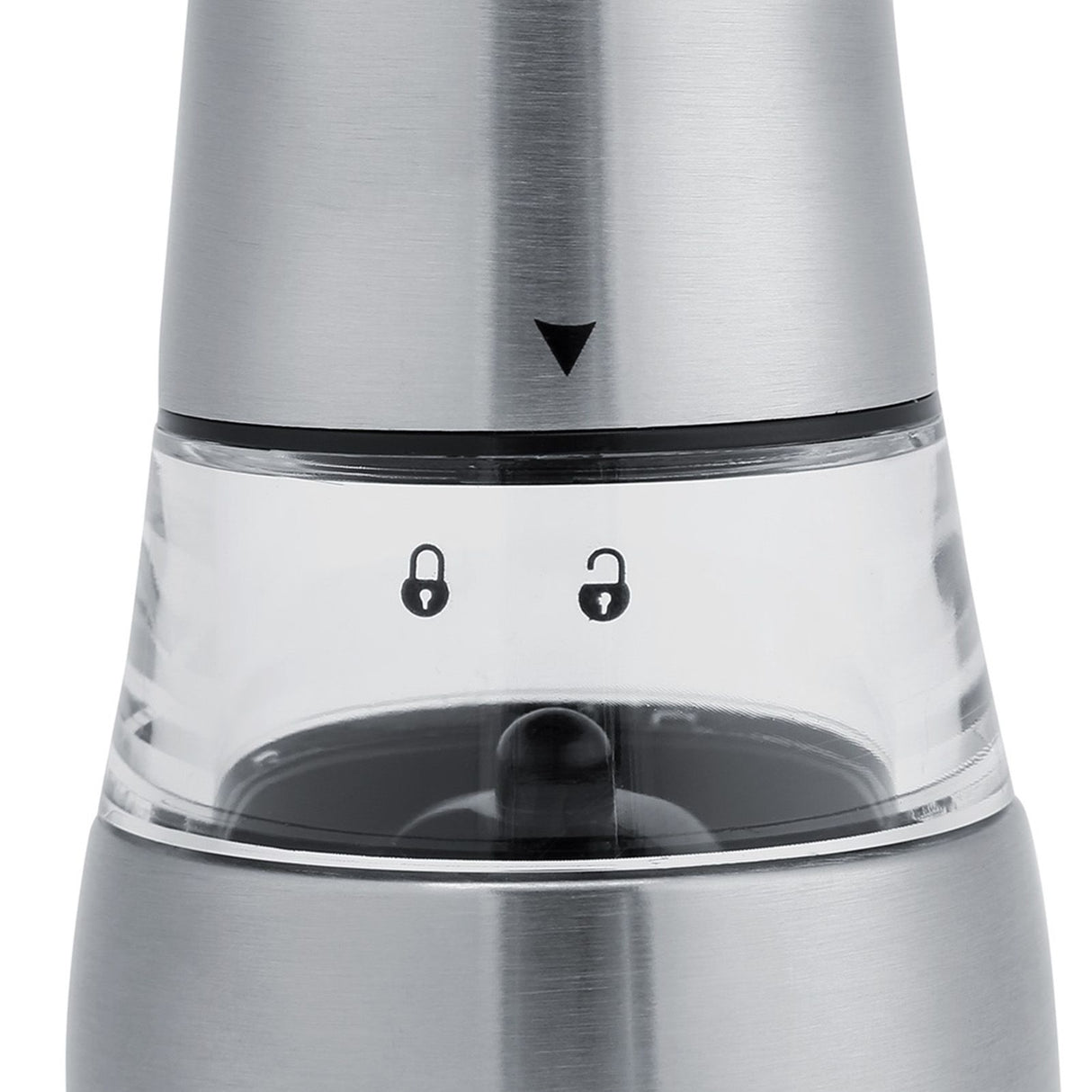 Stainless Steel & Acrylic Manual Salt & Pepper Mill Grinder Kitchen Cooking Tool