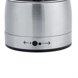 Stainless Steel & Acrylic Manual Salt & Pepper Mill Grinder Kitchen Cooking Tool - Low Angle
