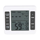Wireless Digital Freezer Thermometer Indoor/Outdoor Temperature Sensor with Audible Alarm - 45-Degree Angle