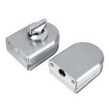 Stainless Steel 10~12mm Glass Door Lock Rotary Knob Open/Close Home Hotel Bathroom Use
