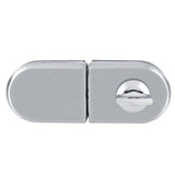 Stainless Steel 10~12mm Glass Door Lock Rotary Knob Open/Close Home Hotel Bathroom Use - Side View