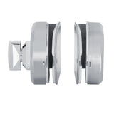 Stainless Steel 10~12mm Glass Door Lock Rotary Knob Open/Close Home Hotel Bathroom Use