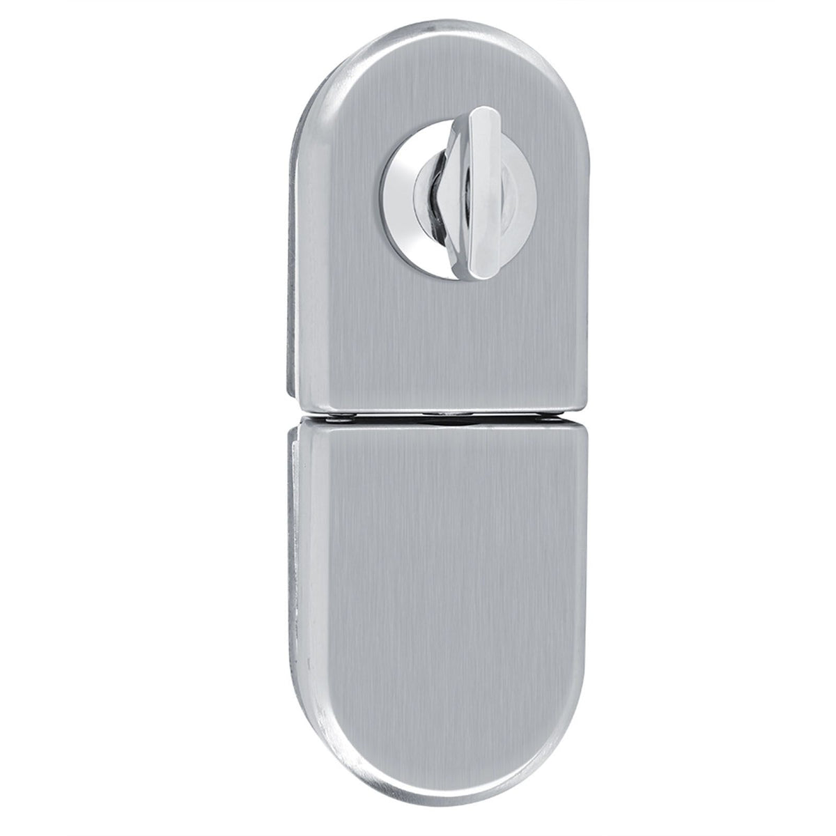Stainless Steel 10~12mm Glass Door Lock Rotary Knob Open/Close Home Hotel Bathroom Use