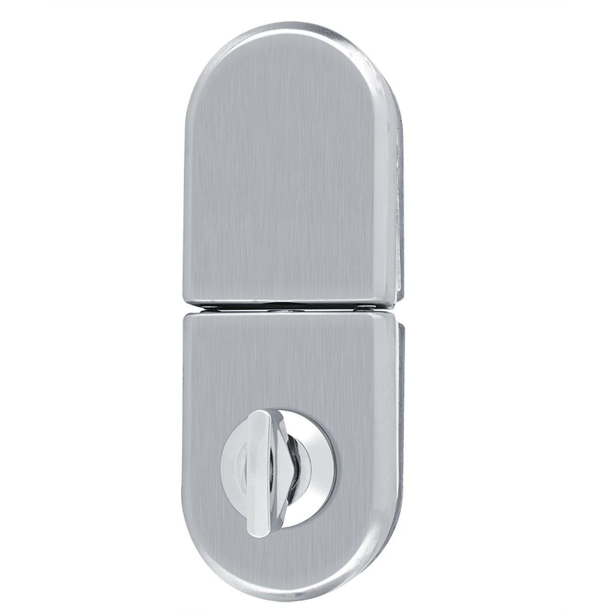 Stainless Steel 10~12mm Glass Door Lock Rotary Knob Open/Close Home Hotel Bathroom Use