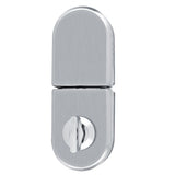 Stainless Steel 10~12mm Glass Door Lock Rotary Knob Open/Close Home Hotel Bathroom Use