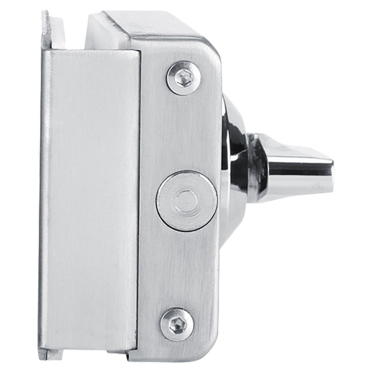 Stainless Steel 10~12mm Glass Door Lock Rotary Knob Open/Close Home Hotel Bathroom Use