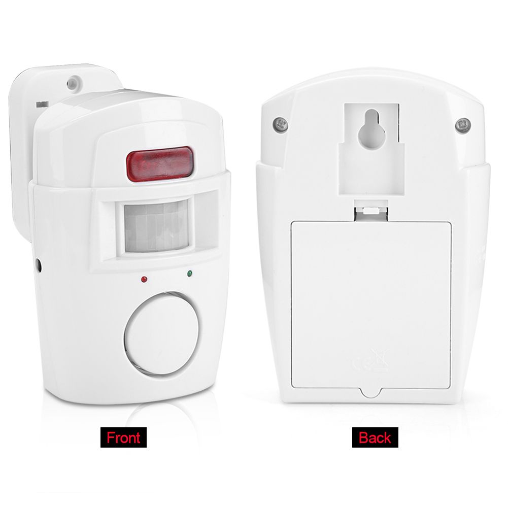 PIR Infrared Motion Detector Alarm Unit with 2 Remote Controller Home Safety System