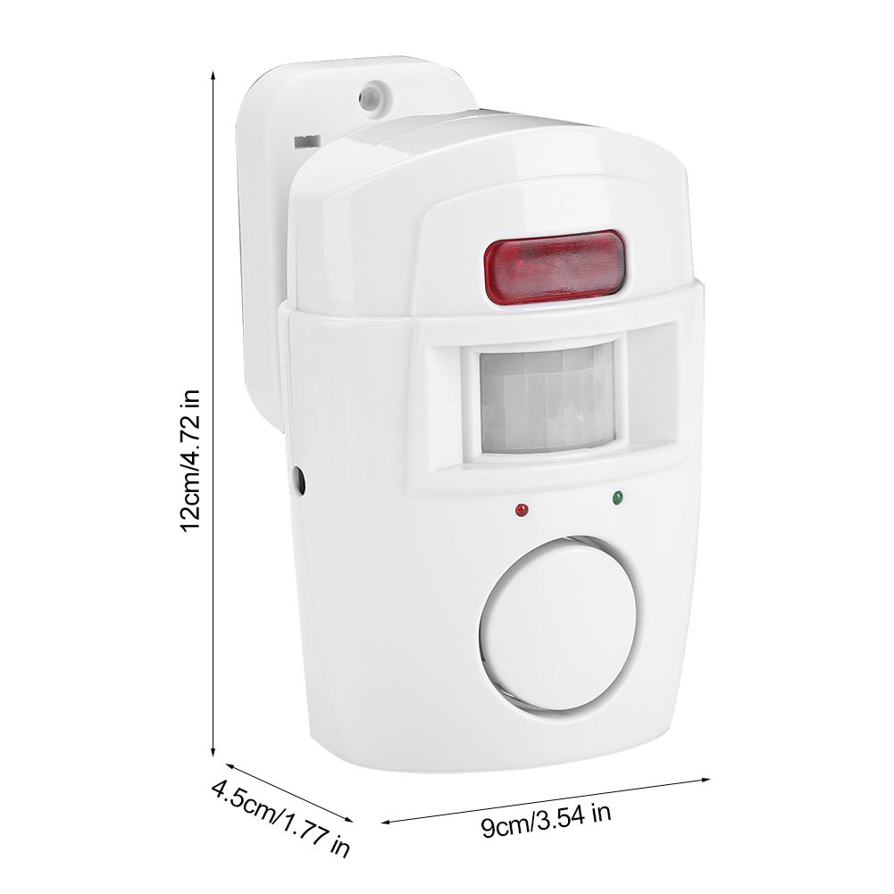 PIR Infrared Motion Detector Alarm Unit with 2 Remote Controller Home Safety System